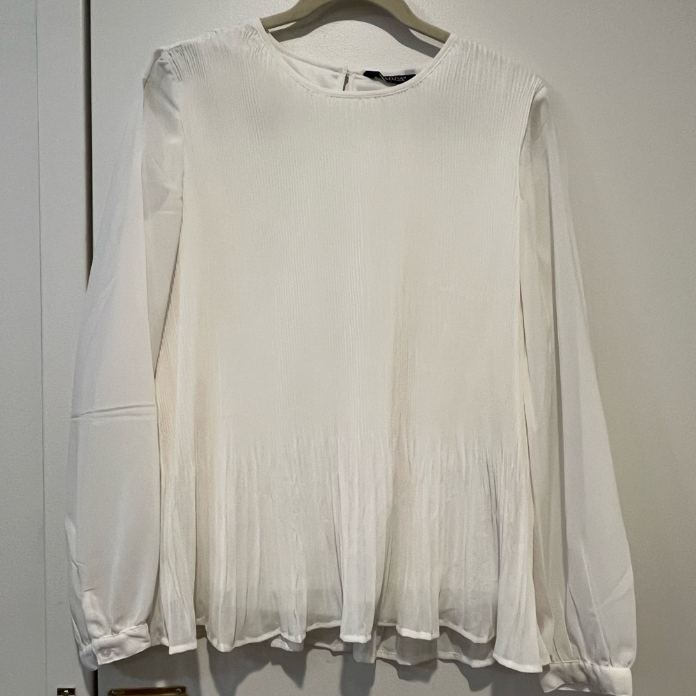 White Flowy Blouse
